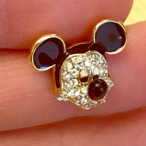 Disney store Mickey Mouse sparkle earrings